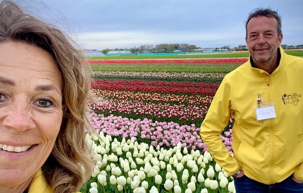 bloemenvelden, dutch tulip tours, Erwin en Irene